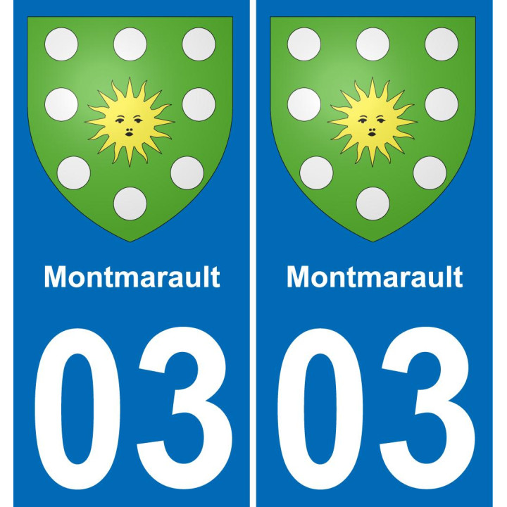 03 Montmarault-aufkleber plakette ez stadt