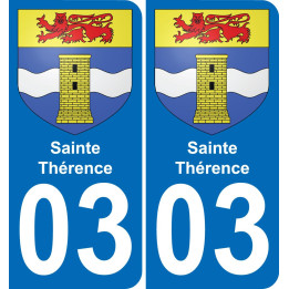 03 Sainte-Thérence-aufkleber plakette ez stadt