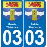03 Sainte-Thérence-aufkleber plakette ez stadt