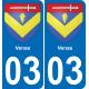 03 Venas sticker plate registration city