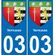 03 Vernusse sticker plate registration city