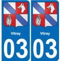 03 Vitray sticker plate registration city