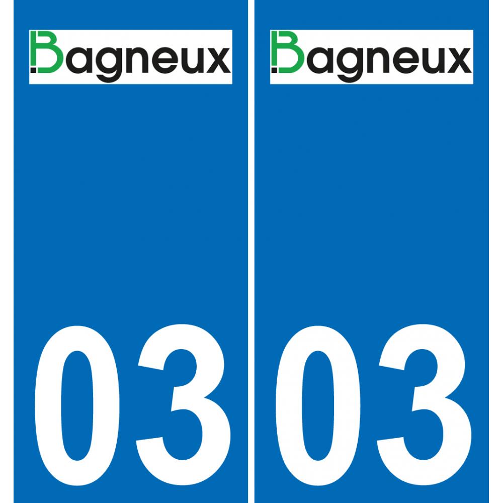03 Bagneux-logo aufkleber plakette ez stadt