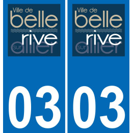 03 Bellerive-sur-Allier-logo aufkleber plakette ez stadt