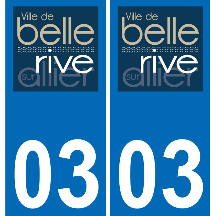 03 Bellerive-sur-Allier-logo aufkleber plakette ez stadt