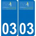 03 Bourbon-l'Archambault logo sticker plate registration city