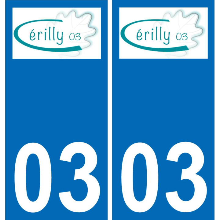 03 Cérilly-logo aufkleber plakette ez stadt