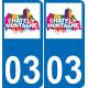 03 Châtel-Montagne logo sticker plate registration city