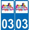 03 Châtel-Montagne-logo aufkleber plakette ez stadt