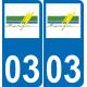 03 Chevagnes logo sticker plate registration city
