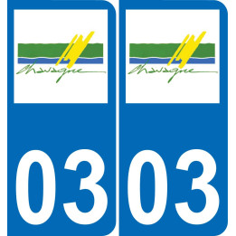 03 Chevagnes-logo aufkleber plakette ez stadt