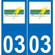 03 Chevagnes logo sticker plate registration city