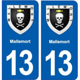 13 Le Puy-Sainte-Réparade blason ville autocollant plaque sticker
