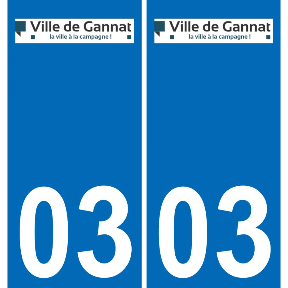 64 Pau logo autocollant plaque immatriculation auto ville sticker