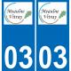 03 Meaulne logo sticker plate registration city
