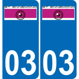 03 Saint-Ennemond-logo aufkleber plakette ez stadt