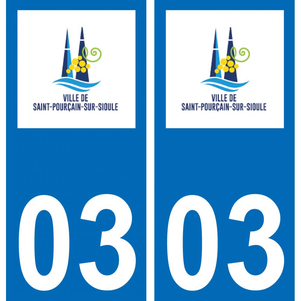 03 Saint-Pourçain-sur-Sioule-logo aufkleber plakette ez stadt