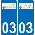 03 Saligny-sur-Roudon-logo aufkleber plakette ez stadt