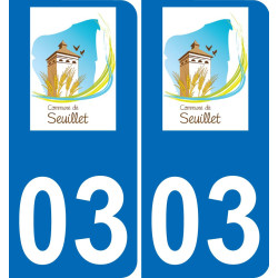 03 Seuillet logo adesivo piastra di registrazione city