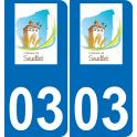 03 Seuillet-logo aufkleber plakette ez stadt