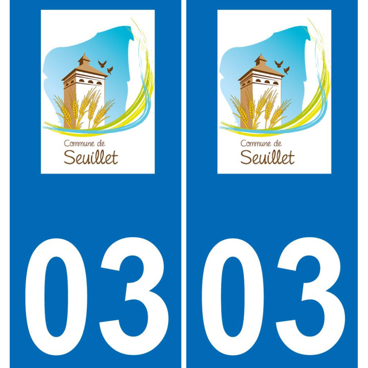 03 Seuillet-logo aufkleber plakette ez stadt
