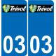 64 Pau logo autocollant plaque immatriculation auto ville sticker