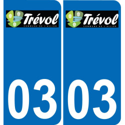 03 Trévol-logo aufkleber plakette ez stadt