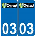 64 Pau logo autocollant plaque immatriculation auto ville sticker