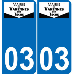 03 Varennes-sur-Tèche-logo aufkleber plakette ez stadt