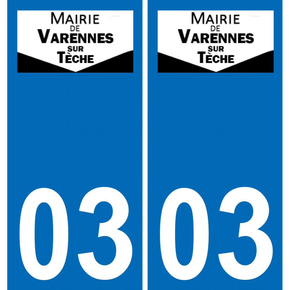 64 Pau logo autocollant plaque immatriculation auto ville sticker