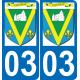 03 Voussac logo sticker plate registration city