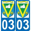 03 Voussac logo sticker plate registration city