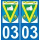 03 Voussac logo sticker plate registration city