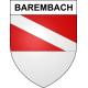Pegatinas escudo de armas de Barembach adhesivo de la etiqueta engomada