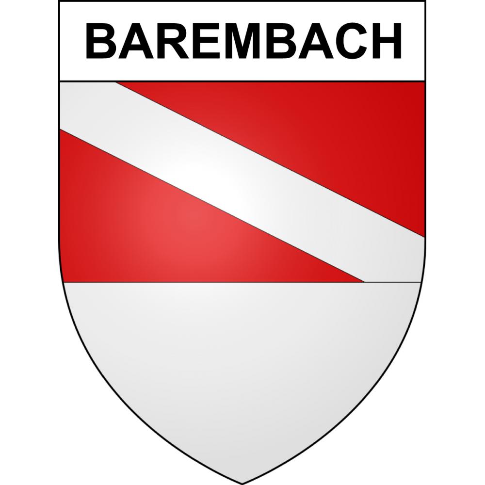 Baron 54 ville sticker blason écusson autocollant adhésif