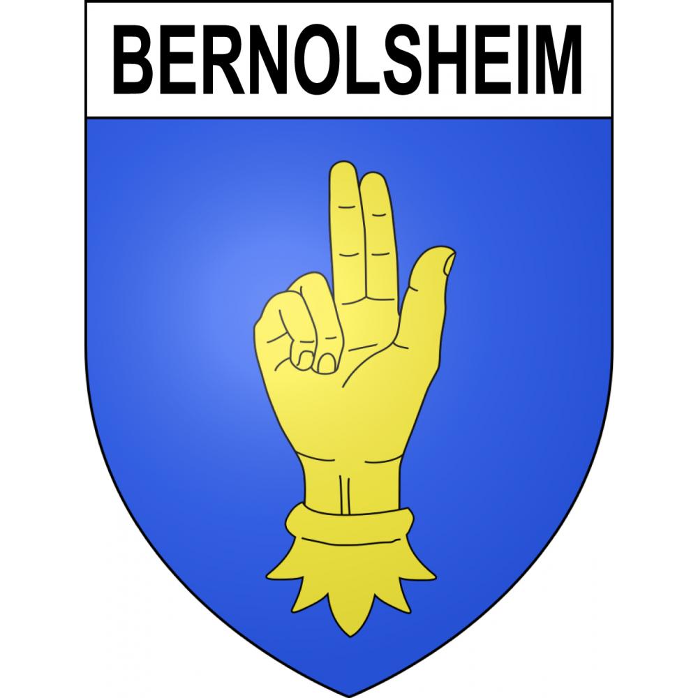 Stickers coat of arms Bernolsheim adhesive sticker