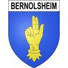 Bernolsheim 67 ville sticker blason écusson autocollant adhésif