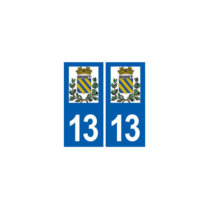 13 Meyreuil logo ville autocollant plaque sticker