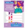 Lot de 24 étiquettes fluo multi-usage divers format autocollant sticker logo65