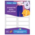 Lot de 36 étiquettes autocollantes pour vêtements vierge format unique sticker logo56