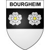 Adesivi stemma Bourgheim adesivo