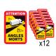 Angle mort sticker modèle Camion OU Bus choix du lot autocollant auto transport