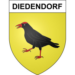 Stickers coat of arms Diedendorf adhesive sticker
