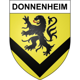 Donnenheim 67 ville sticker blason écusson autocollant adhésif