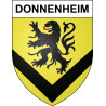 Pegatinas escudo de armas de Donnenheim adhesivo de la etiqueta engomada