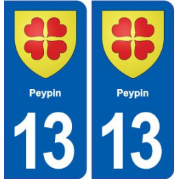 13 Peypin logo ville autocollant plaque sticker