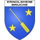 Stickers coat of arms Ernolsheim-Bruche adhesive sticker