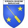 Ernolsheim-Bruche Sticker wappen, gelsenkirchen, augsburg, klebender aufkleber