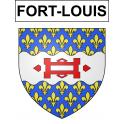 Adesivi stemma Fort-Louis adesivo