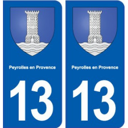 13 Peypin blason ville autocollant plaque sticker